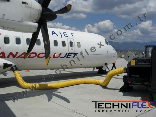 Pre-conditioned Air (PCA) Ducting, Aircraft Ground Support GSE-AVIATION HOSES 2