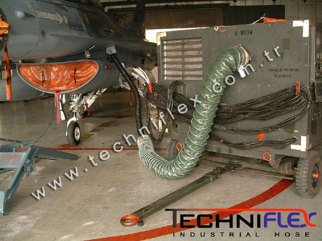 Pre-conditioned Air (PCA) Ducting, Aircraft Ground Support GSE-AVIATION HOSES 3