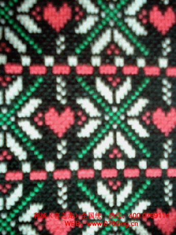 Chirstmas toys fabric jacquard weave fabric fringe knit fabric 5