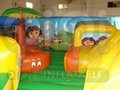 Inflatable Dora N Diego Learning Adventure Castle 4