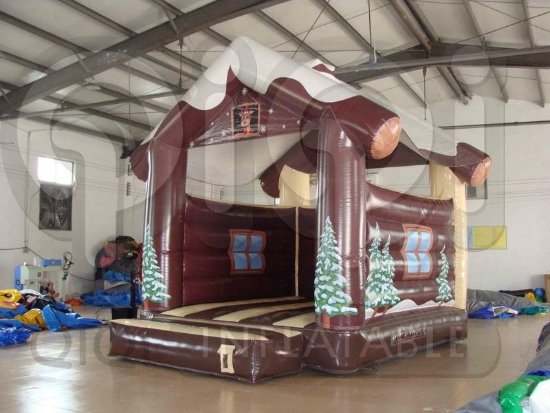 Inflatable Christmas House Bouncer  2