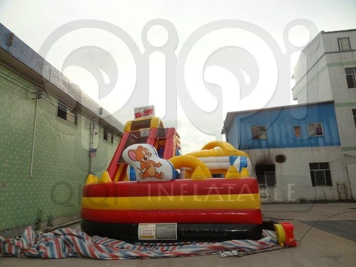 Inflatable Tom and Jerry giant slide playground 5