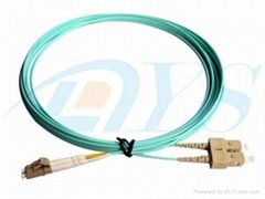LC/PC Multimode50/125 OM3 duplex Fiber Optic Cable 