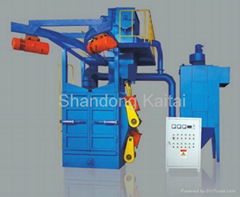 overhead rail spinner hanger shot blasting machine