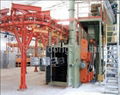 Piled and released type shot blasting machine 2