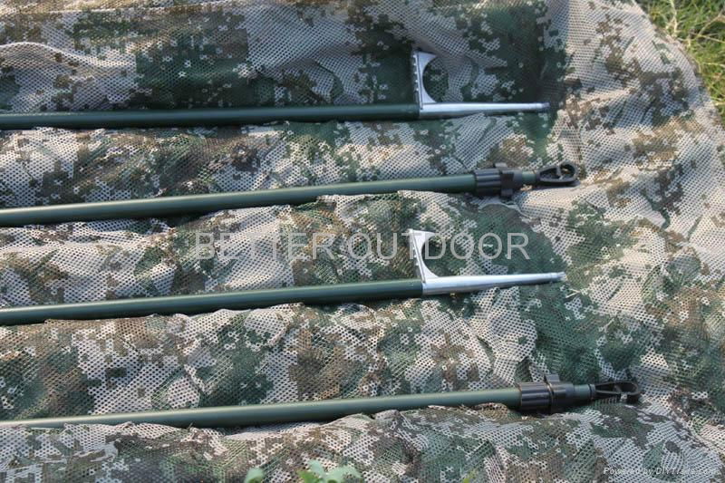 Deluxe hide poles for camo net