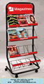 Single Side Floor Magazine rack