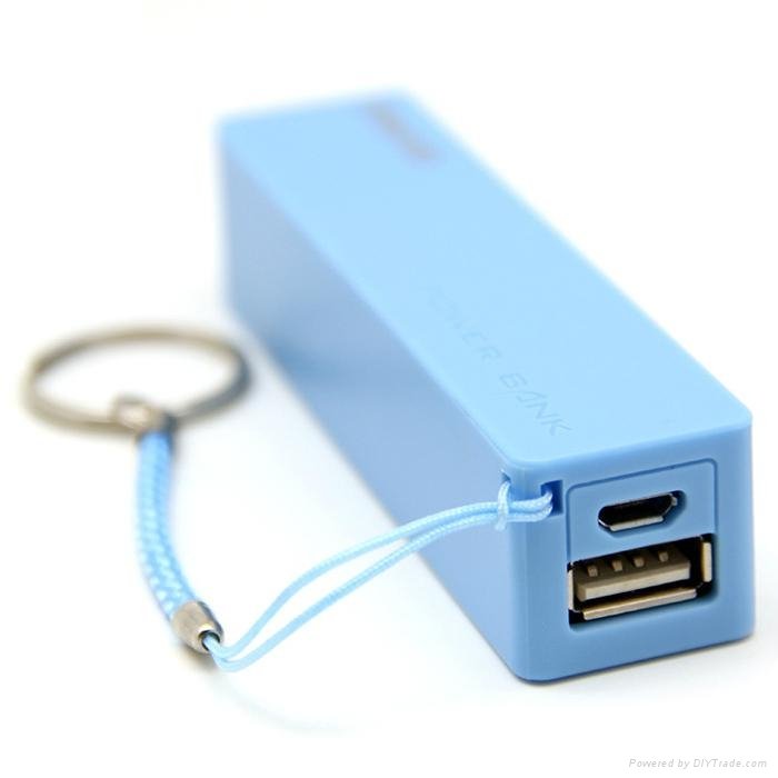New Portable Mobile Power Bank USB 18650 Battery Charger Key Chain for