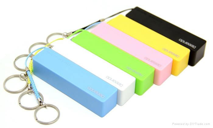 New Portable Mobile Power Bank USB 18650 Battery Charger Key Chain for Phones 5