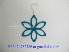 Fashion flower silk scarf hanger