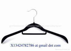 Anti-slip flocking suit hanger