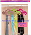 multifunctional oval shaped velvet scarf hanger