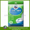 Anti-bacterial toilet cover paper 1