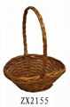 Cheap Small Home Decoration Wicker Flower Basket With Handle 5