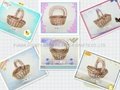 Hot Sale Promotional Wicker Gift Basket With Handle 4
