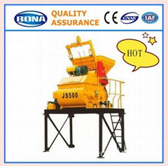 Good quality concrete mixer machinery JS500