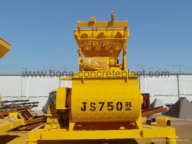 Best Selling industrial concrete mixer machine price JS750 2