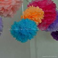 Hanging Paper Flower Ball 1