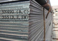 Steel plate for building structure