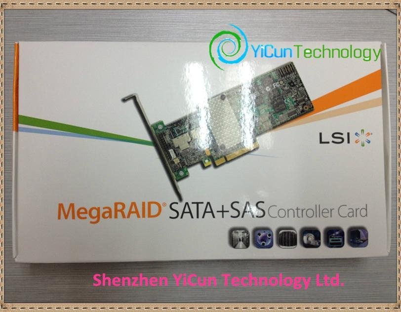 LSI00212 9261-8i 8 port PCI-Express 6Gb/s SATA/SAS RAID controller 