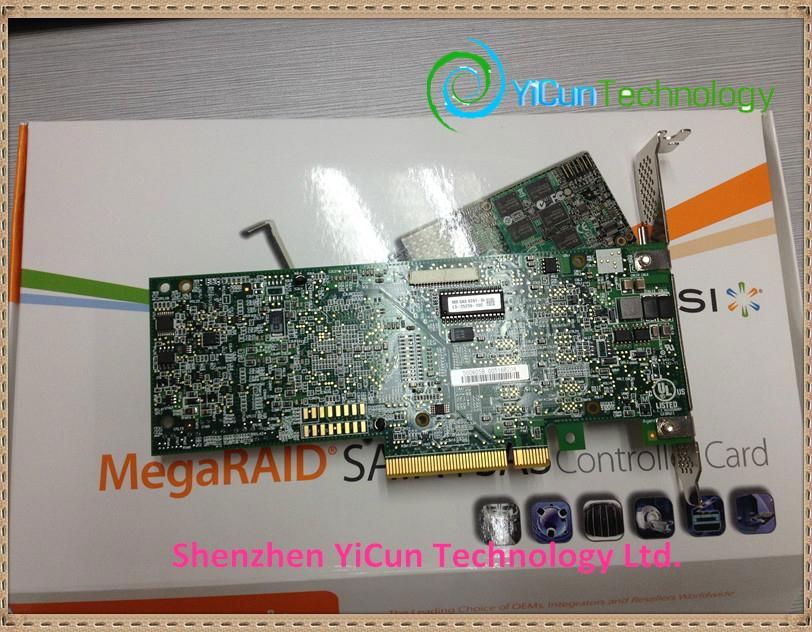 LSI00212 9261-8i 8 port PCI-Express 6Gb/s SATA/SAS RAID controller  5