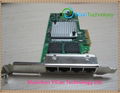 I350-T4 I350T4 I350T4BLK 10/100/1000M server RJ45 PcIe 4x 4- port Copper I350 1