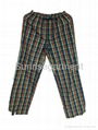 Cotton pajama pants with drawcord