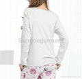 Women cute cotton pajama home wear 2