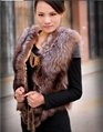 Sleevess Short Fashion Winter Fox Fur Women Vest
