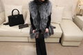 Luxurious Silver Fox Fur vest GXK015 HOT