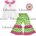 hand smocked monkey girl set 3