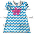 Aline appliqued dress for girls