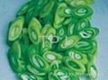  5mm IQF/Frozen beveling scallion pieces(Φ 20mm) 1