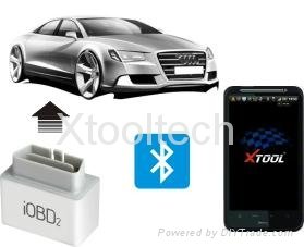Xtool iOBD2 MFi BT ( OBD2/ EOBD) Scanner for Apple iOS and Android Devices 2