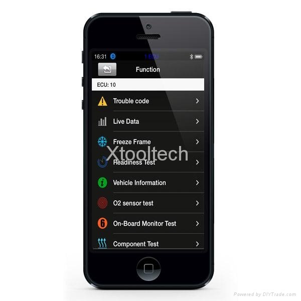 Xtool iOBD2 MFi BT ( OBD2/ EOBD) Scanner for Apple iOS and Android Devices 5