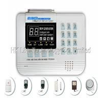 Wireless infrared telephone security alarm system