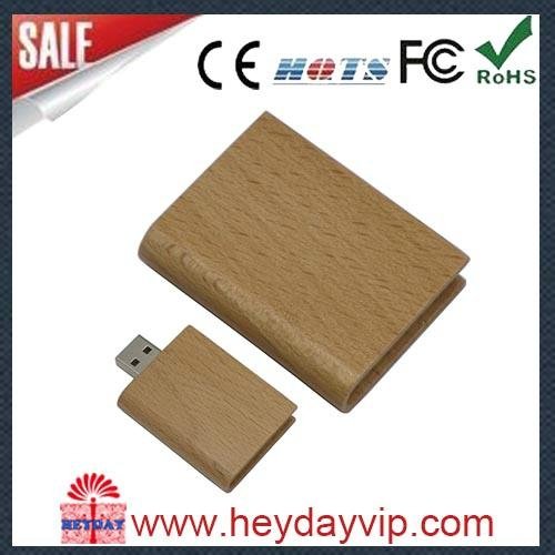 facotry wholesale wooden bammboo usb flash drive 3