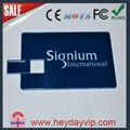 custom printing credit card usb flash drive 2