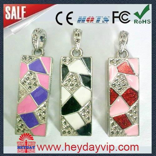 crystal diamond  usb flash drive 4