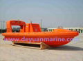 Open type free fall life boat 2