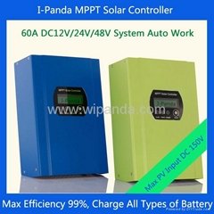 High quality MPPT Solar charge Controller 48V Option 60A