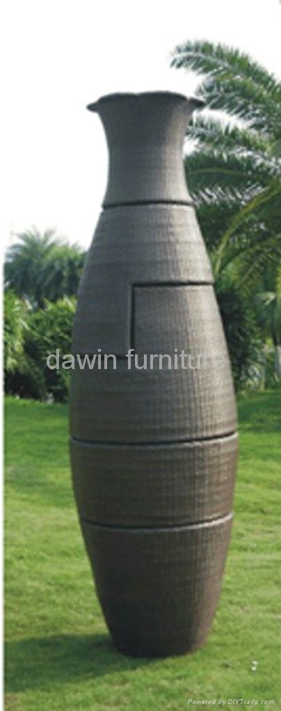 stackable rattan furniture in vase shape  3
