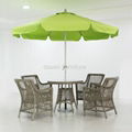 Rattan table & chair  2