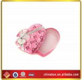Delicate Bowknot Matched Herat-shaped Jewellery Packaging Box 
