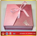 Special Door Design Pink Ribbon Bowknot Wholesale Gift Boxes