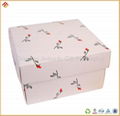 Lid And Base Simple Style Customized China Supplier Gift Box