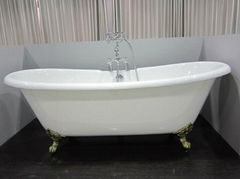 clawfoot cast iron bathtubs