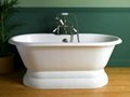 cast iron double ended tubs