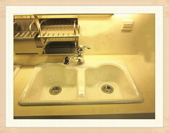 cast iron sinks(kitchen sinks)