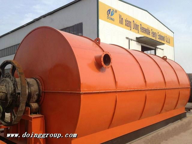 Waste Tyre Recycling Pyrolysis Oil Plant